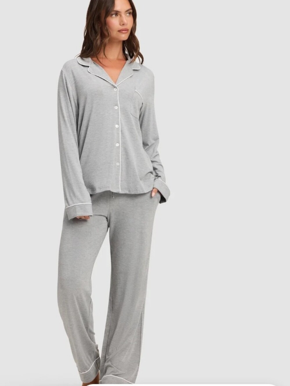 NWT Cozy Earth Women's Tall Long Sleeve Classic PJ Set. XXL
